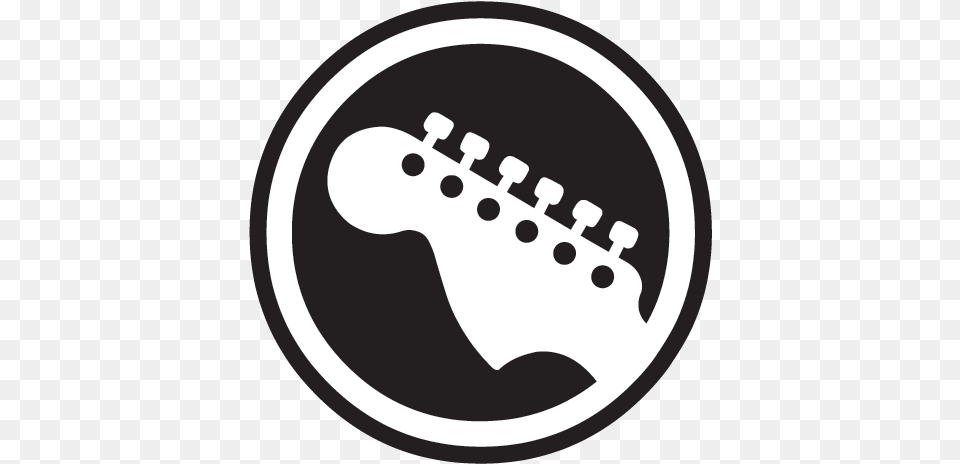 Guitar Logo 5 Guitar Icon, Stencil Png Image