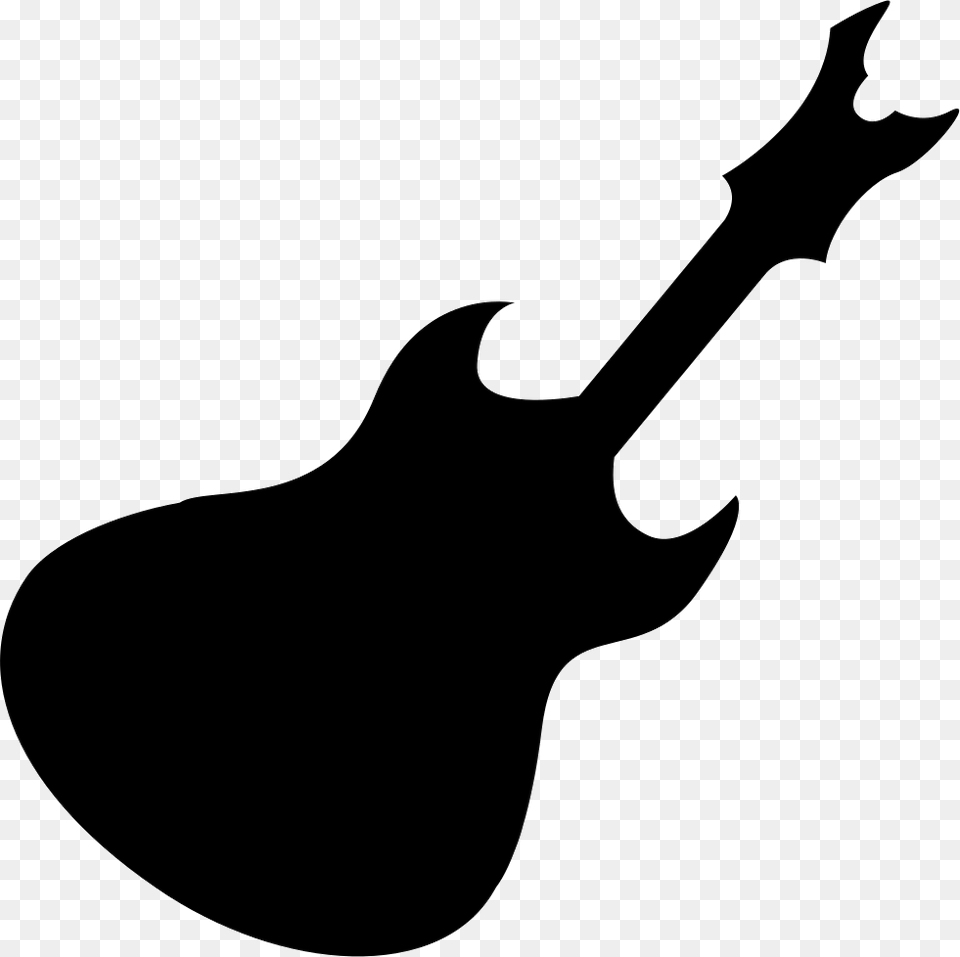 Guitar Music Instrument Instrument Svg, Musical Instrument, Stencil, Silhouette, Smoke Pipe Png Image