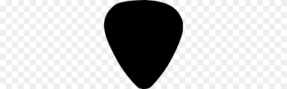 Guitar Pick Outline Clip Art, Gray Free Png