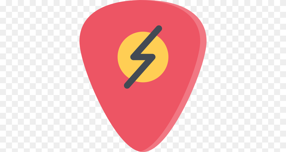 Guitar Pick Plectrum Icon, Musical Instrument, Disk Free Png Download
