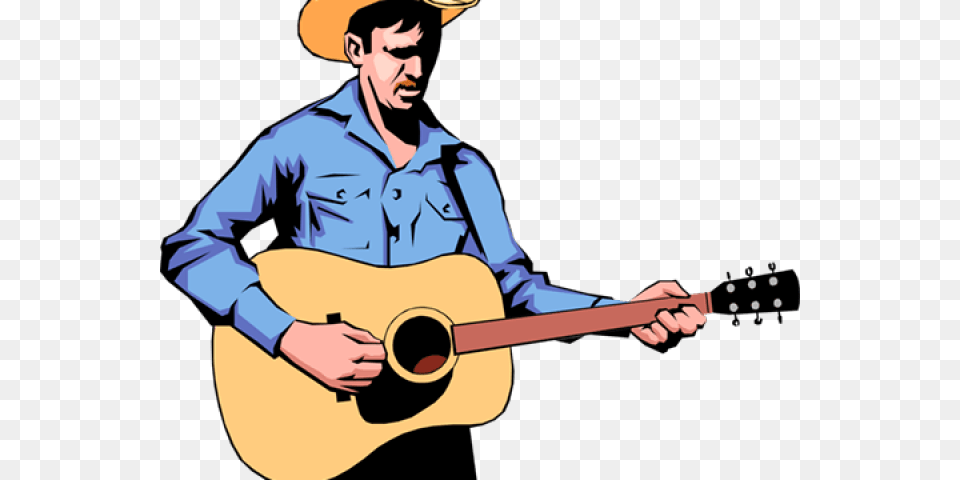Guitar Player Clipart, Musical Instrument, Adult, Man, Male Png Image