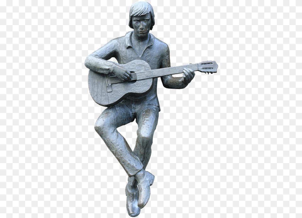 Guitar Player Guitar Instrument Musician Guitar Statue, Adult, Musical Instrument, Man, Male Free Png Download