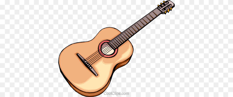 Guitar Royalty Vector Clip Art Illustration, Musical Instrument, Bass Guitar Free Png