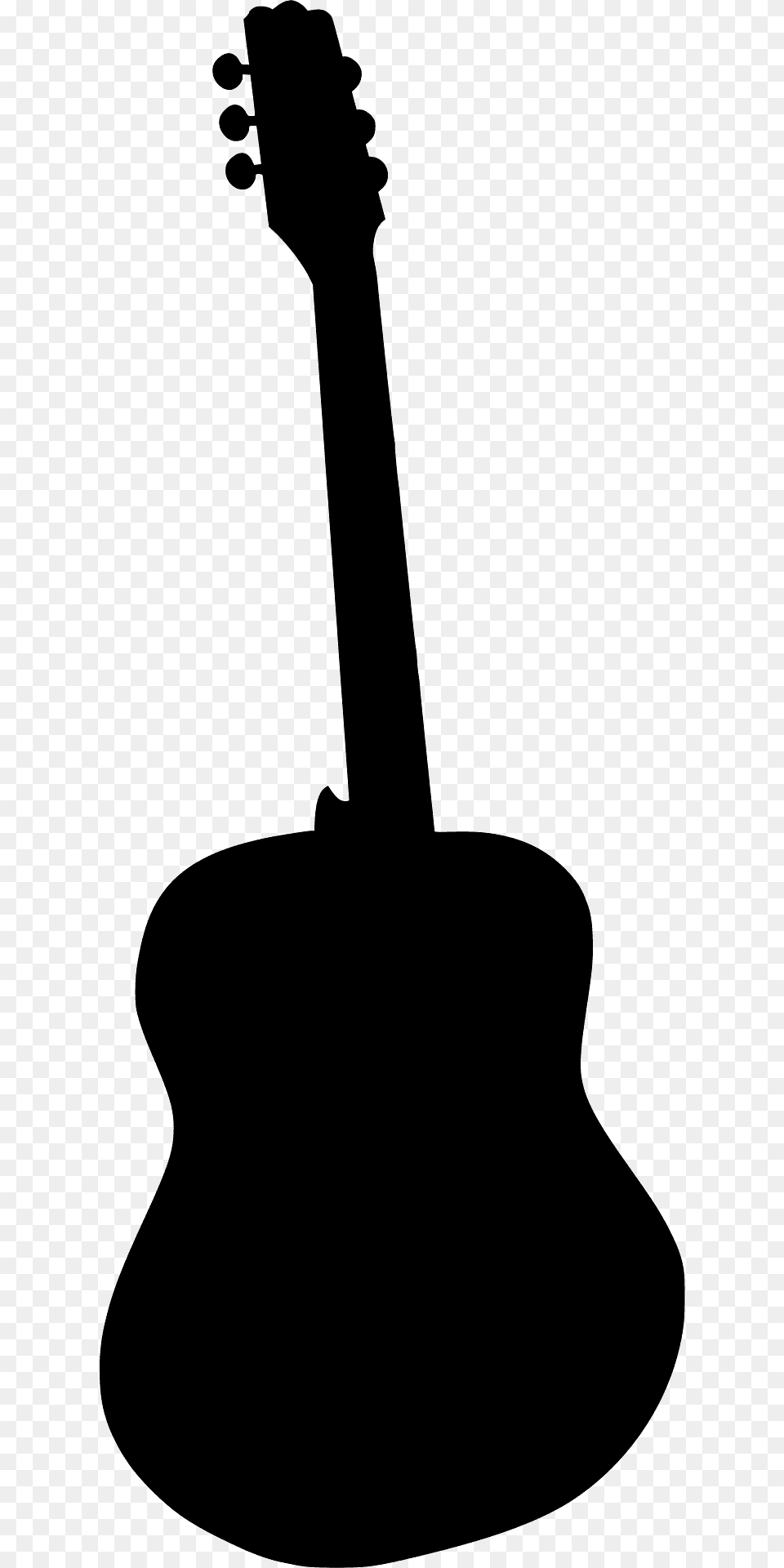 Guitar Silhouette, Musical Instrument Png Image