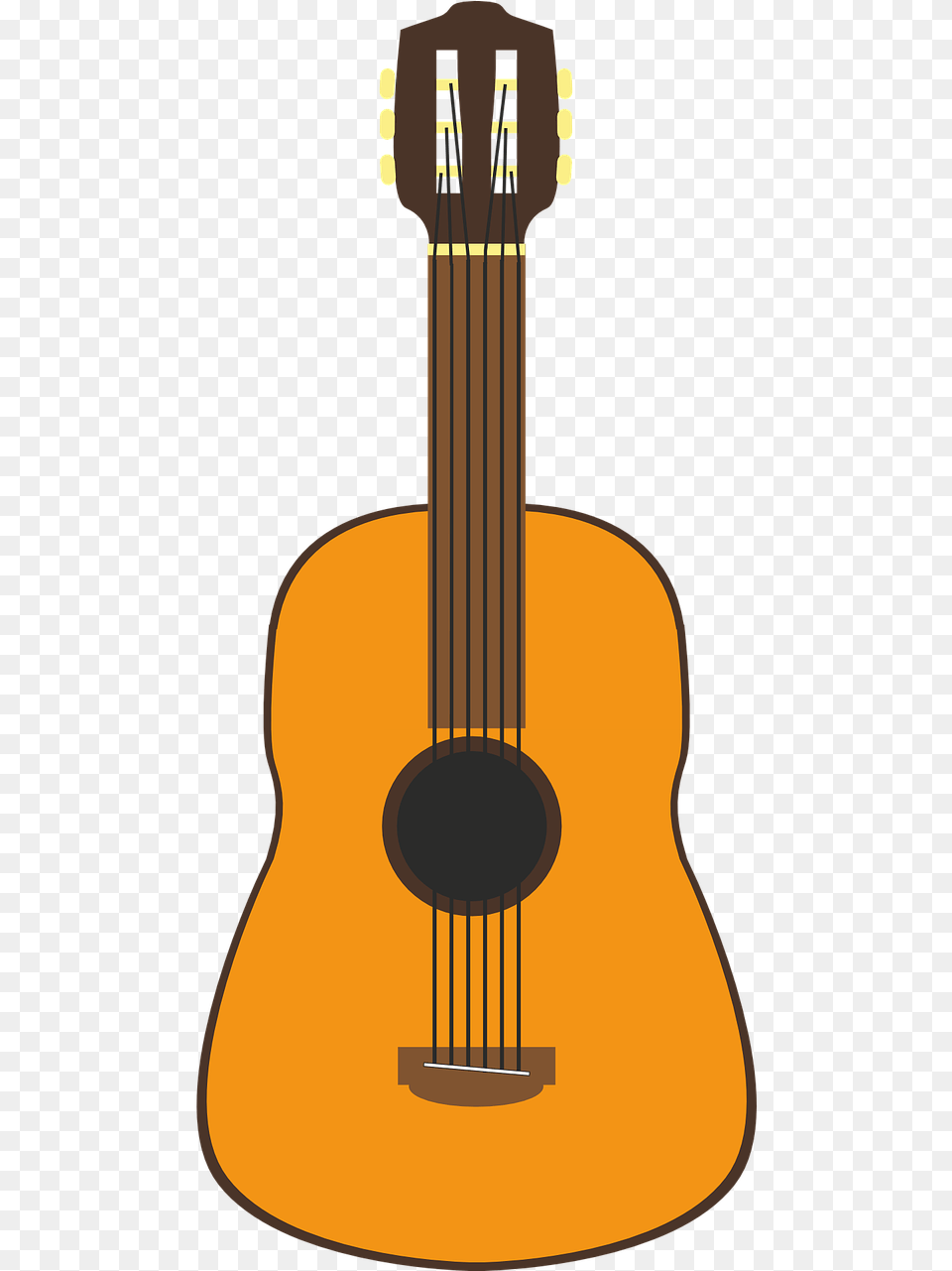 Guitar Vector Music Strings Image Gitar Vektr, Musical Instrument Free Png Download