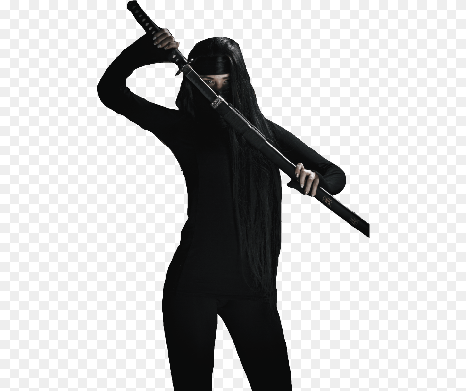 Guitarist, Ninja, Person, Sword, Weapon Free Png Download