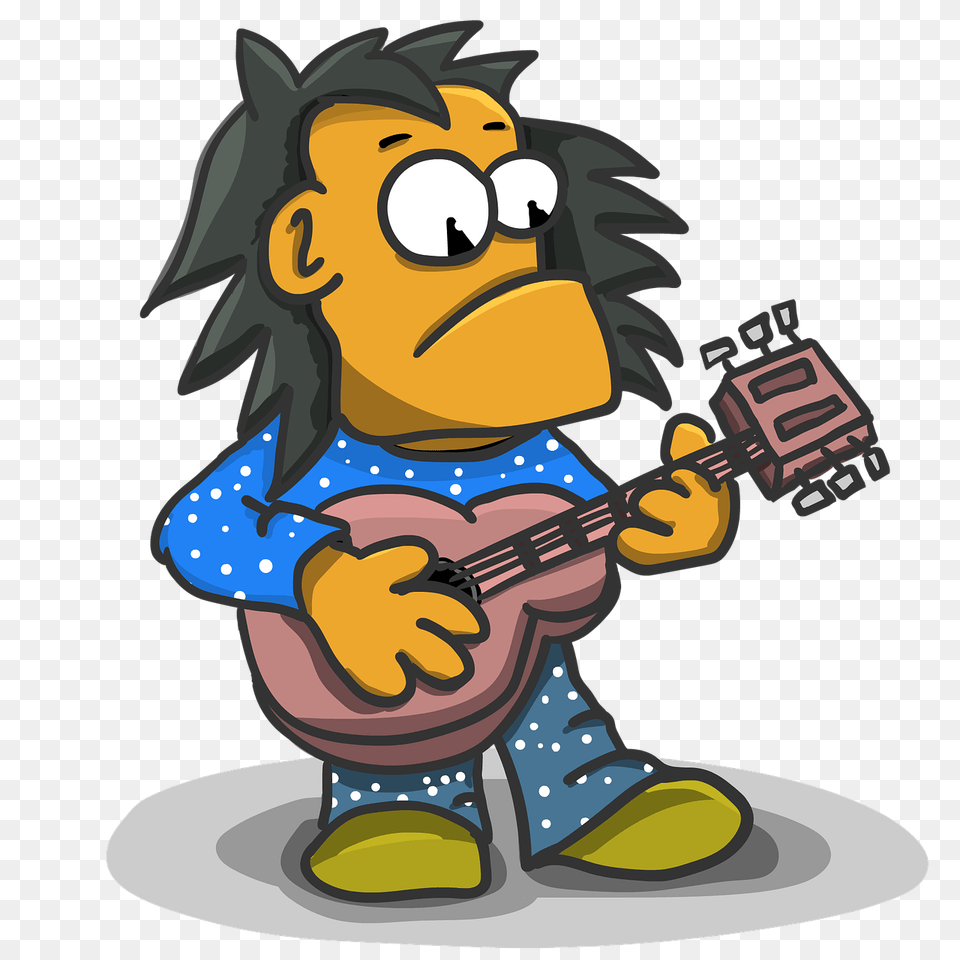 Guitarist Shaggy Rock Star Image On Pixabay, Baby, Person Free Png