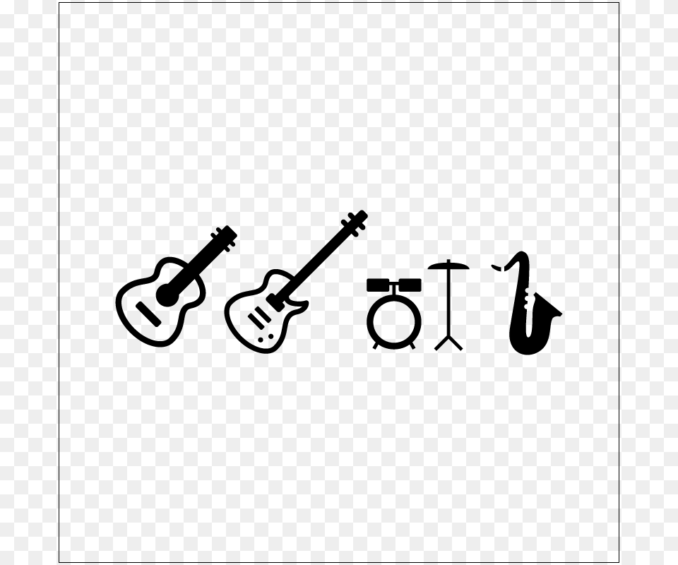 Guitarra Bajo Saxofon Bass Guitar, Gray Free Png