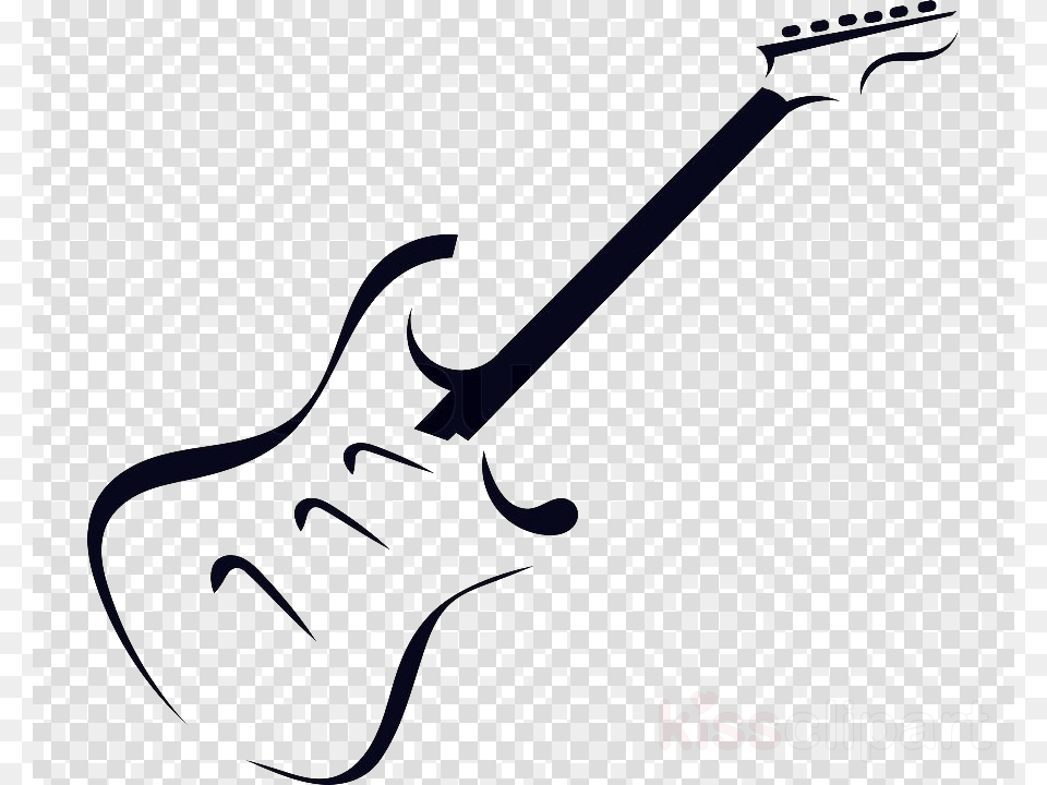 Guitarra Electrica Vector Clipart Electric Guitar Guitar Silhouette, Musical Instrument Free Transparent Png