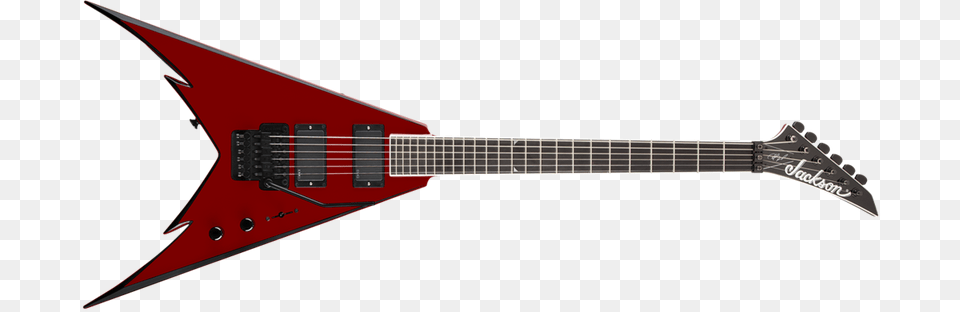Guitarra Phil Demmel Demmelition Red With Black, Electric Guitar, Guitar, Musical Instrument Png Image