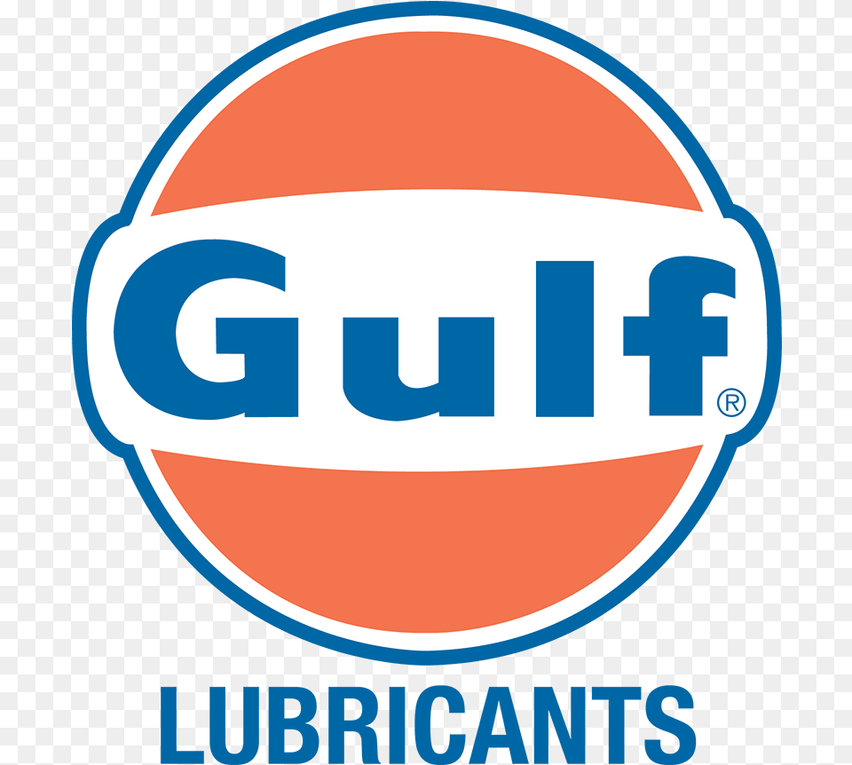 Gulf Lubricants Passenger Car Engine Gulf Oil, Logo, Badge, Symbol, Disk Free Png Download