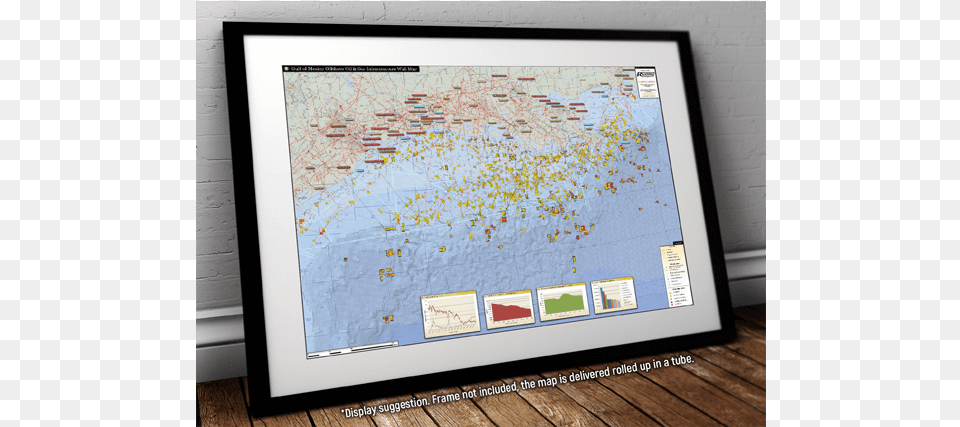 Gulf Of Mexico Infrastructure Updated October 2017 Picture Frame, Computer Hardware, Electronics, Hardware, Monitor Png Image