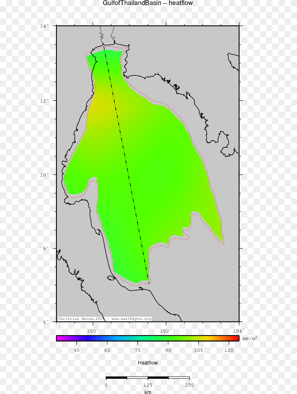 Gulf Of Thailand Basin Location Map Basin, Chart, Plot, Leaf, Plant Png Image