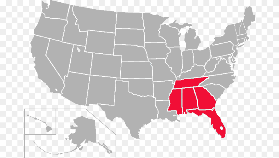 Gulf South Conference Map Ohio Valley On Map, Chart, Plot, Atlas, Diagram Png