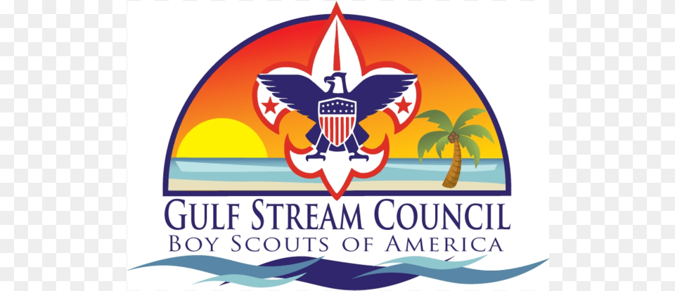 Gulf Stream Council Boy Scouts Of America Logo Gulf Stream Council, Emblem, Symbol Png Image