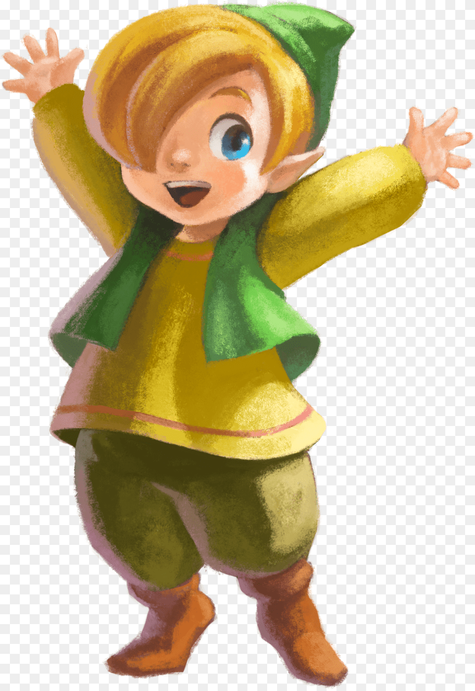 Gulley Art Link Between Worlds Characters, Elf, Baby, Person, Face Png