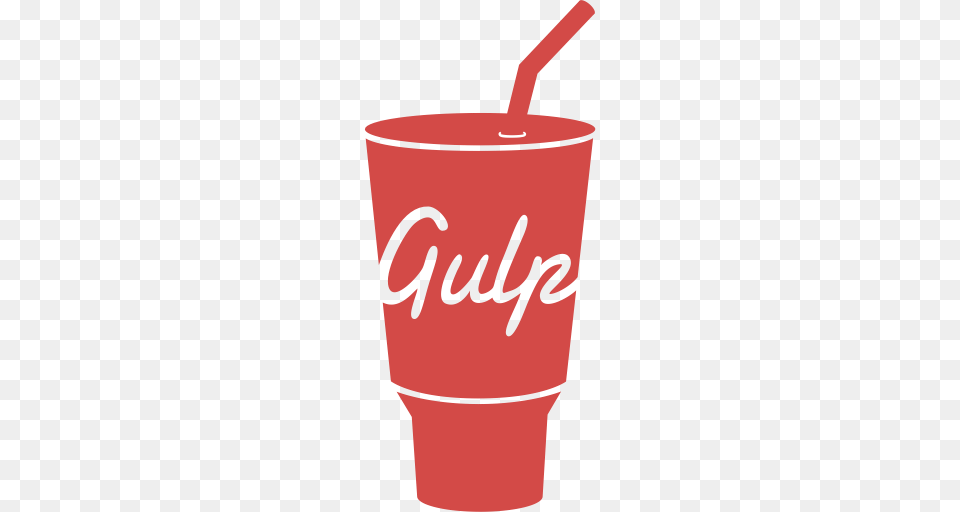 Gulp Logo, Beverage, Coke, Soda Free Png Download