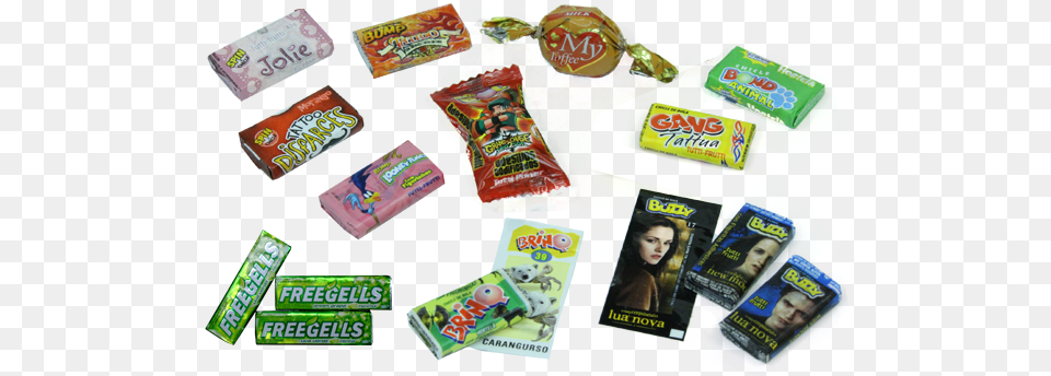 Gum And Sweets Freegells, Food, Adult, Female, Person Free Png
