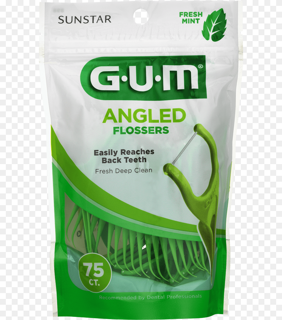 Gum Angled Flossers With A New Fresh Mint Flavor Gum Comfort Slide Flossers Free Png