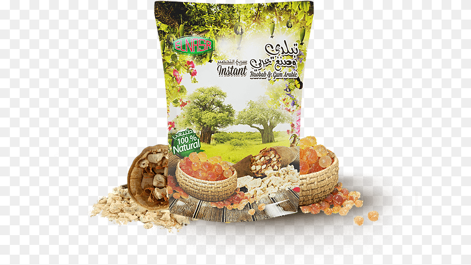 Gum Arabic Amp Baobab Instant Drink Baobab Fruit, Fungus, Plant, Advertisement, Animal Free Transparent Png