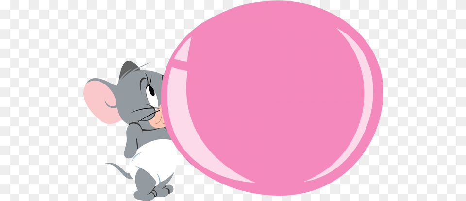 Gum Clipart Chewing Gum Tom And Jerry Blowing Bubble Gum, Balloon, Astronomy, Moon, Nature Free Transparent Png
