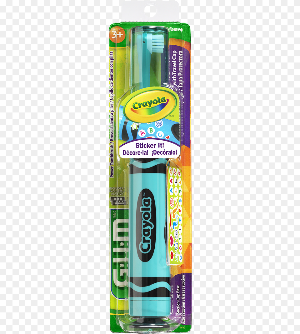 Gum Crayola Power Toothbrush Ages 5 Crayola Toothbrush Travel, Can, Tin Png Image