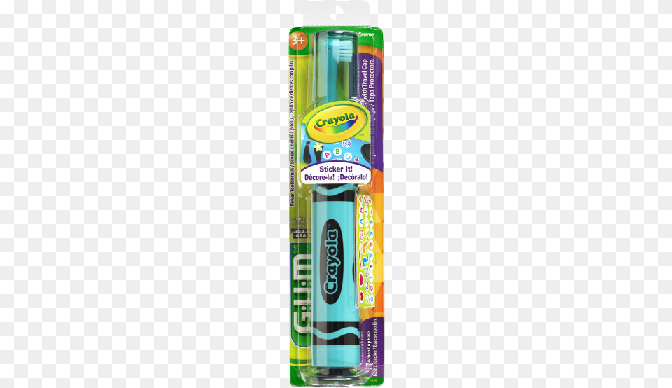 Gum Crayola Power Toothbrush Ages 5 Gum Crayola Power Toothbrush Red Soft, Can, Tin Free Png