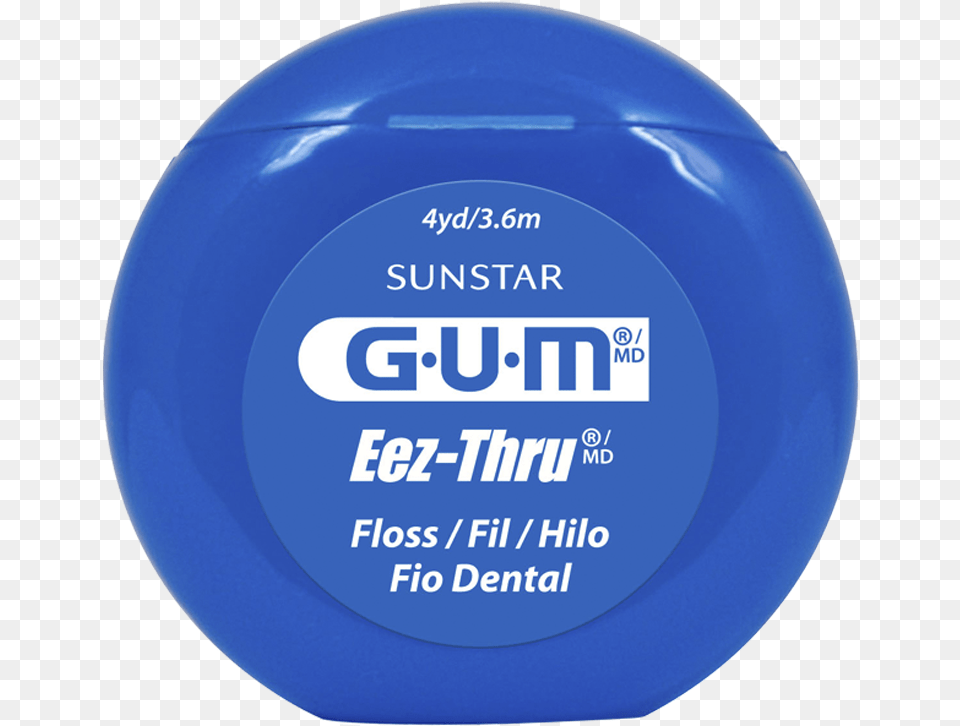 Gum Eez Thru Floss 4 Yd Circle, Head, Person, Face, Toy Png Image