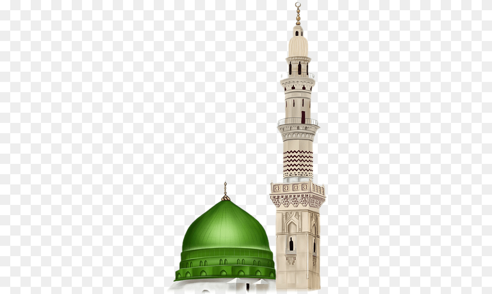 Gumbad E Khizra Al Masjid An Nabawi, Architecture, Building, Dome, Mosque Free Png Download