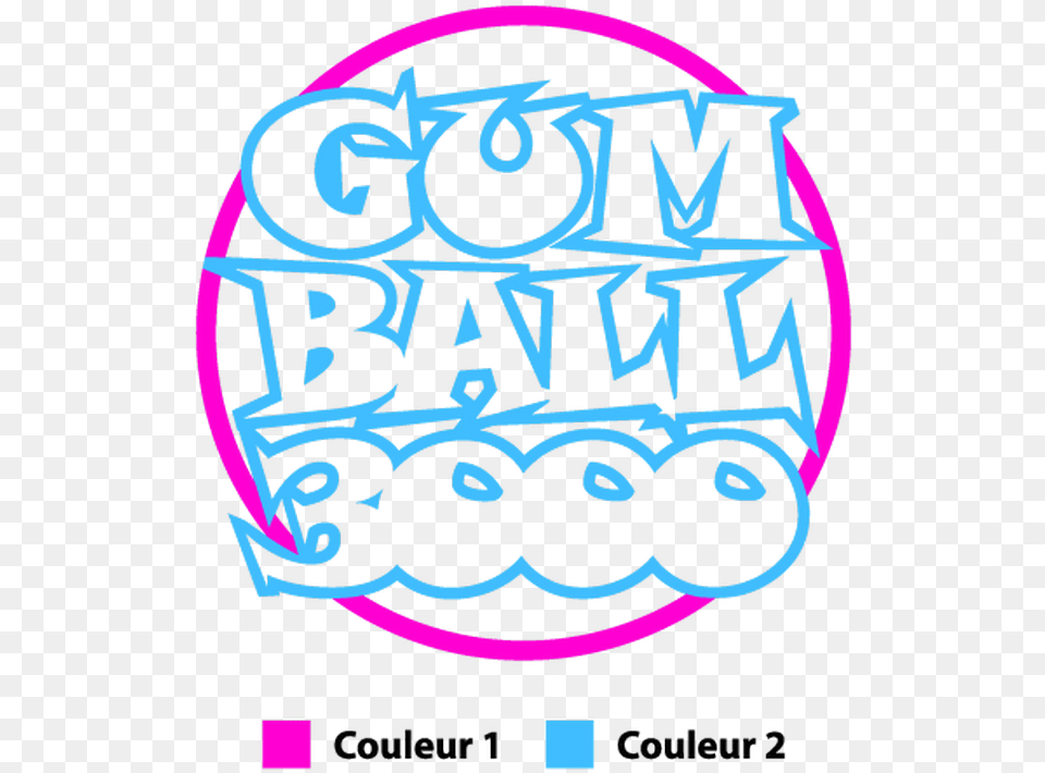 Gumball 3000 Logo In 2 Colors Sticker Gumball 3000 Logo Pink, Light, Text, Device, Grass Png