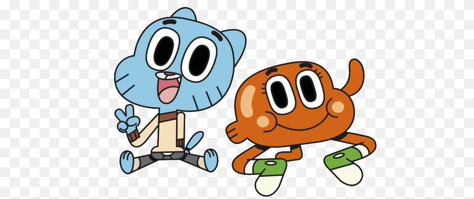 Gumball And Darwin, Cartoon Free Png