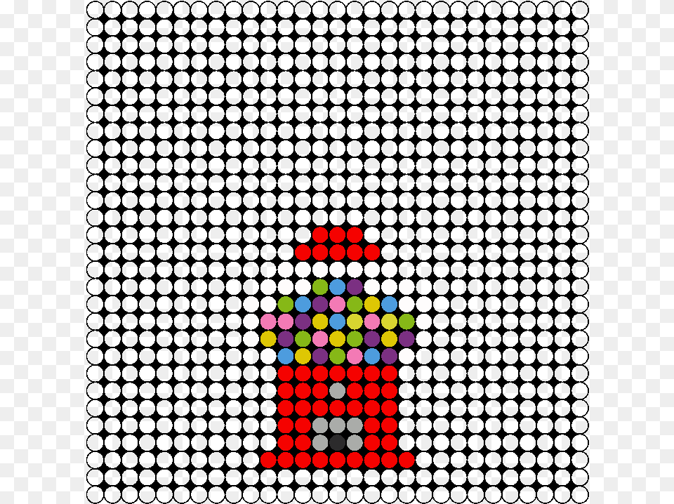 Gumball Machine Perler Bead Pattern Bead Sprite Flower Perler Bead Pattern, Art Png