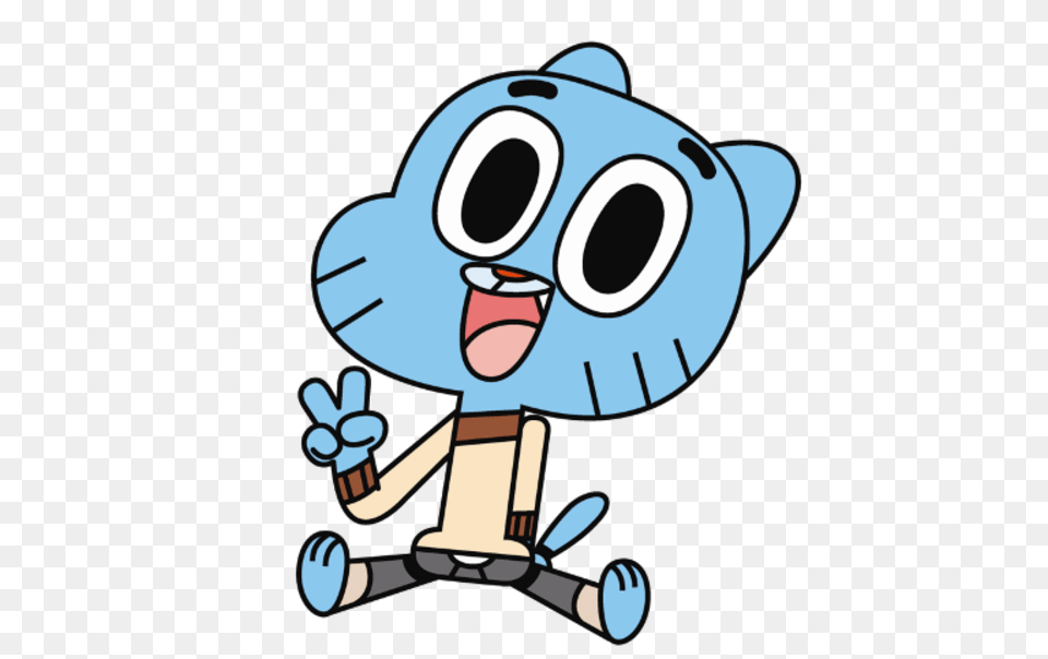 Gumball Watterson The Amazing World Of Gumball Know Your Meme, Device, Grass, Lawn, Lawn Mower Free Transparent Png