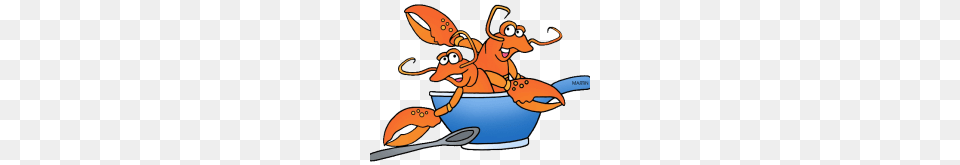 Gumbo Clip Art Crawfish Chef Crawfish Cooking A Flaming Meal, Cutlery, Spoon, Food, Seafood Free Transparent Png