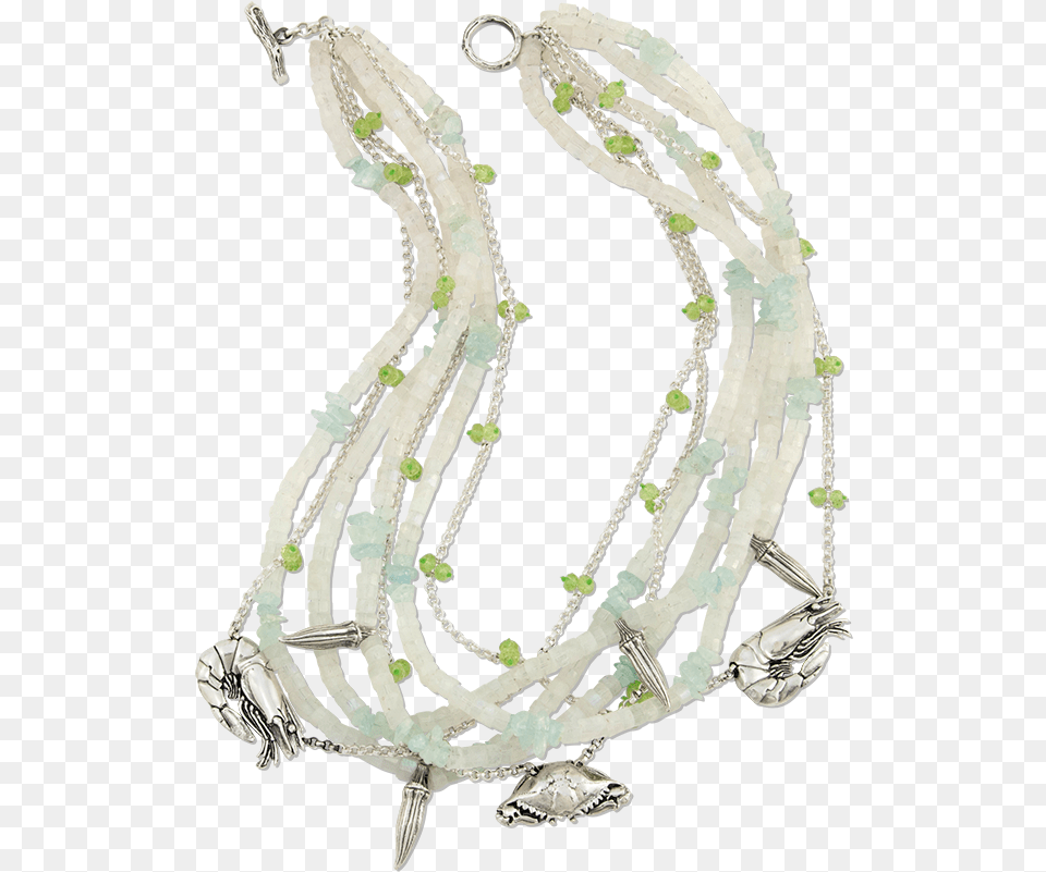 Gumbo Moonstone Necklace Mignon Faget Gumbo Moonstone Necklace Sterling Silver, Accessories, Jewelry, Earring Free Png Download