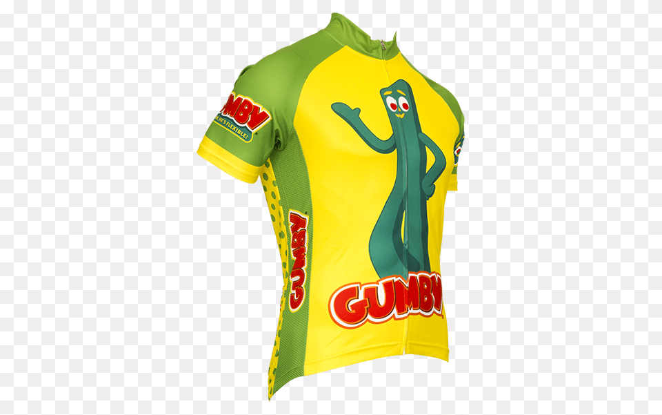 Gumby Cycling Jersey Sports Jersey, Clothing, Shirt, T-shirt Free Png Download