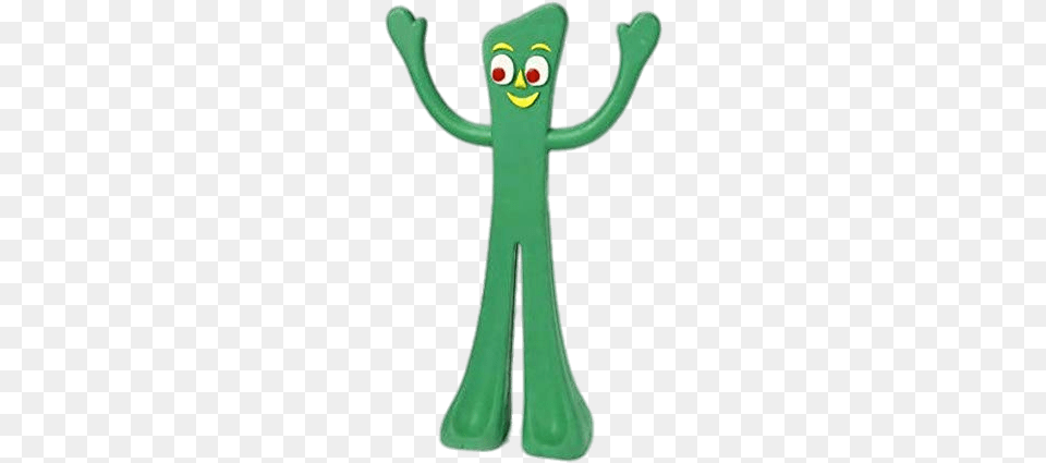 Gumby Holding Up Both Arms, Alien, Person Free Png