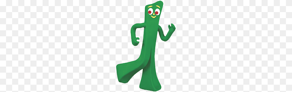 Gumby Running, Green, Alien Free Transparent Png