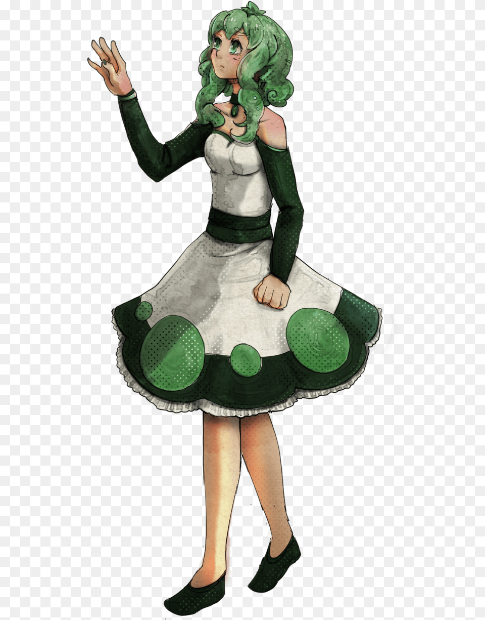 Gumi In Circles Vocaloid Gumi Circles, Clothing, Costume, Person, Child Free Png
