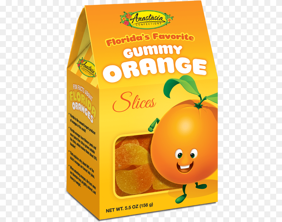 Gummi Orange Slices Gable Box Florida, Food, Fruit, Plant, Produce Free Png