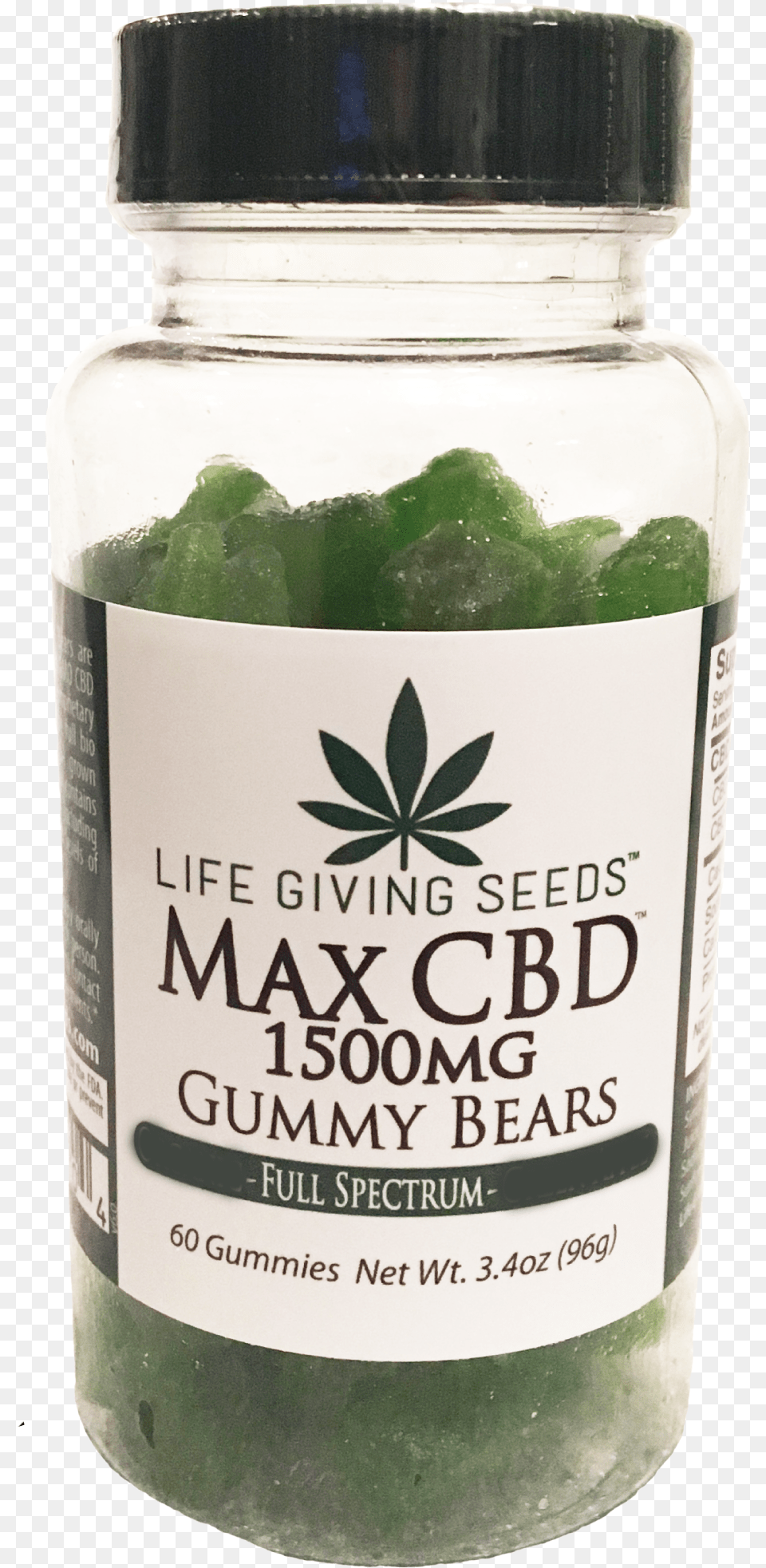 Gummy Bear, Herbal, Herbs, Plant, Jar Free Transparent Png