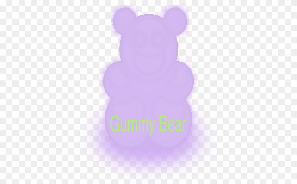 Gummy Bear Clip Arts For Web, Purple, Cream, Dessert, Food Free Png