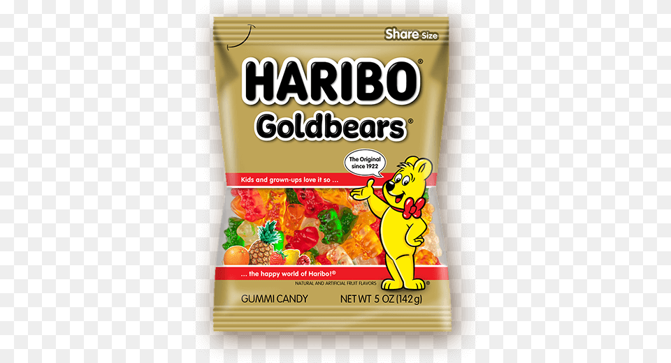 Gummy Bear Haribo Gold Bears, Food, Snack, Sweets, Fruit Png Image