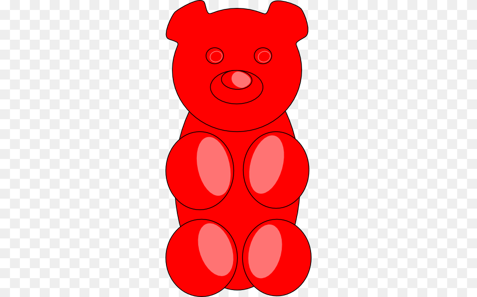 Gummy Bear Outline Clip Art Red Gummy Bear Clipart, Dynamite, Weapon, Toy, Teddy Bear Free Transparent Png