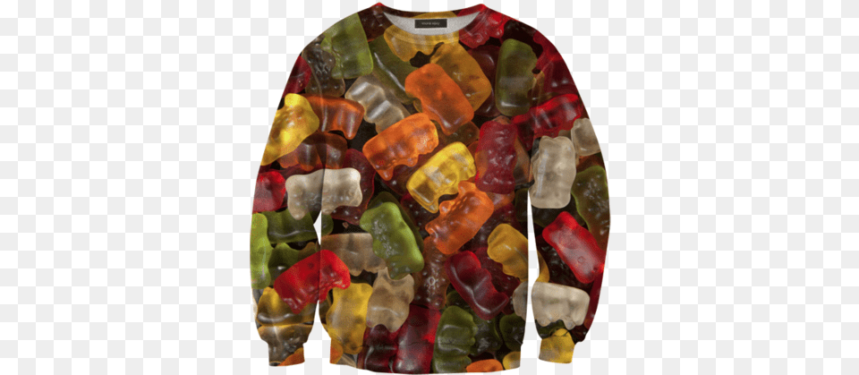 Gummy Bear Sweater Food Sweaters, Sweets, Accessories, Gemstone, Jewelry Png