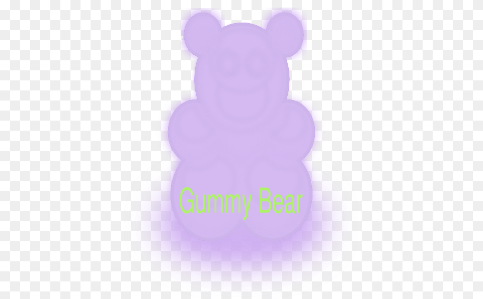 Gummy Bear Transparent Pictures, Purple, Cream, Dessert, Food Png