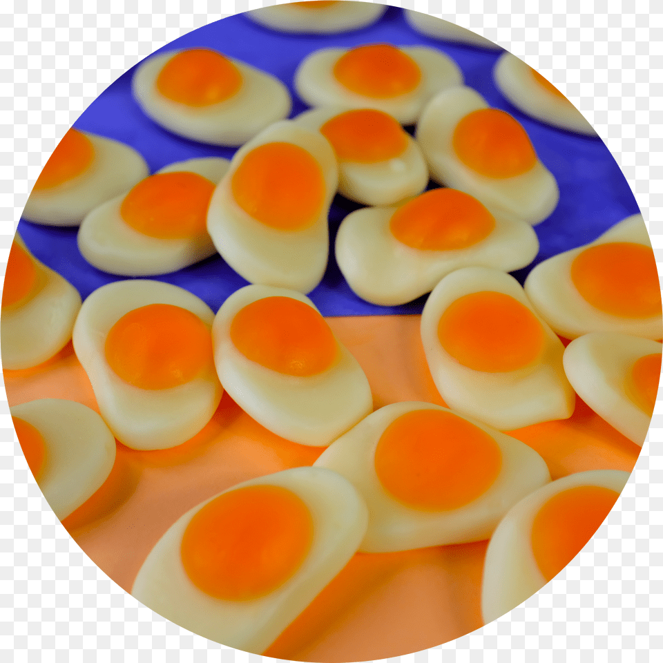 Gummy Fried Eggs Circle, Egg, Food, Medication, Pill Free Transparent Png