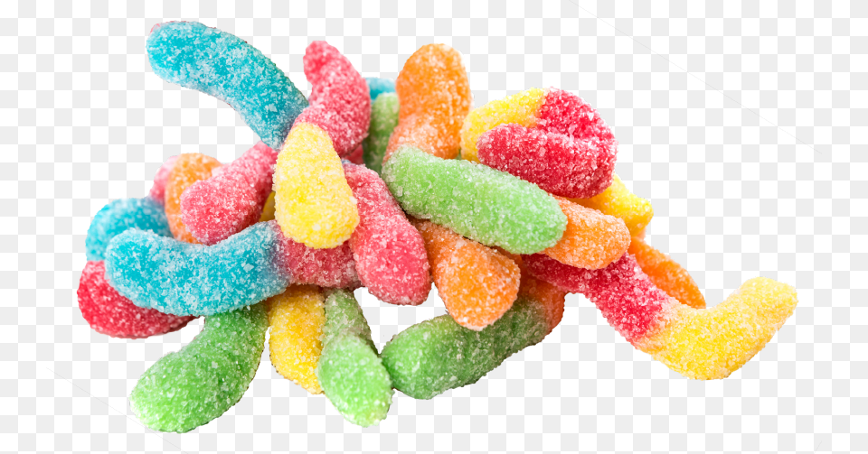 Gummy Worm, Food, Sweets, Candy, Jelly Free Png Download