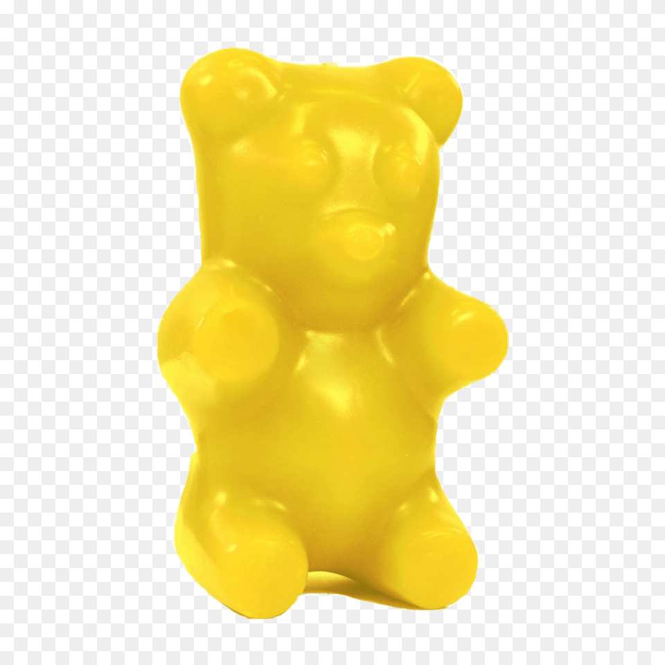 Gummybear Bear Yellow, Toy, Food, Sweets Png Image