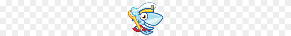 Gumz The Scrubadub Shark, Brush, Device, Tool, Cleaning Free Png